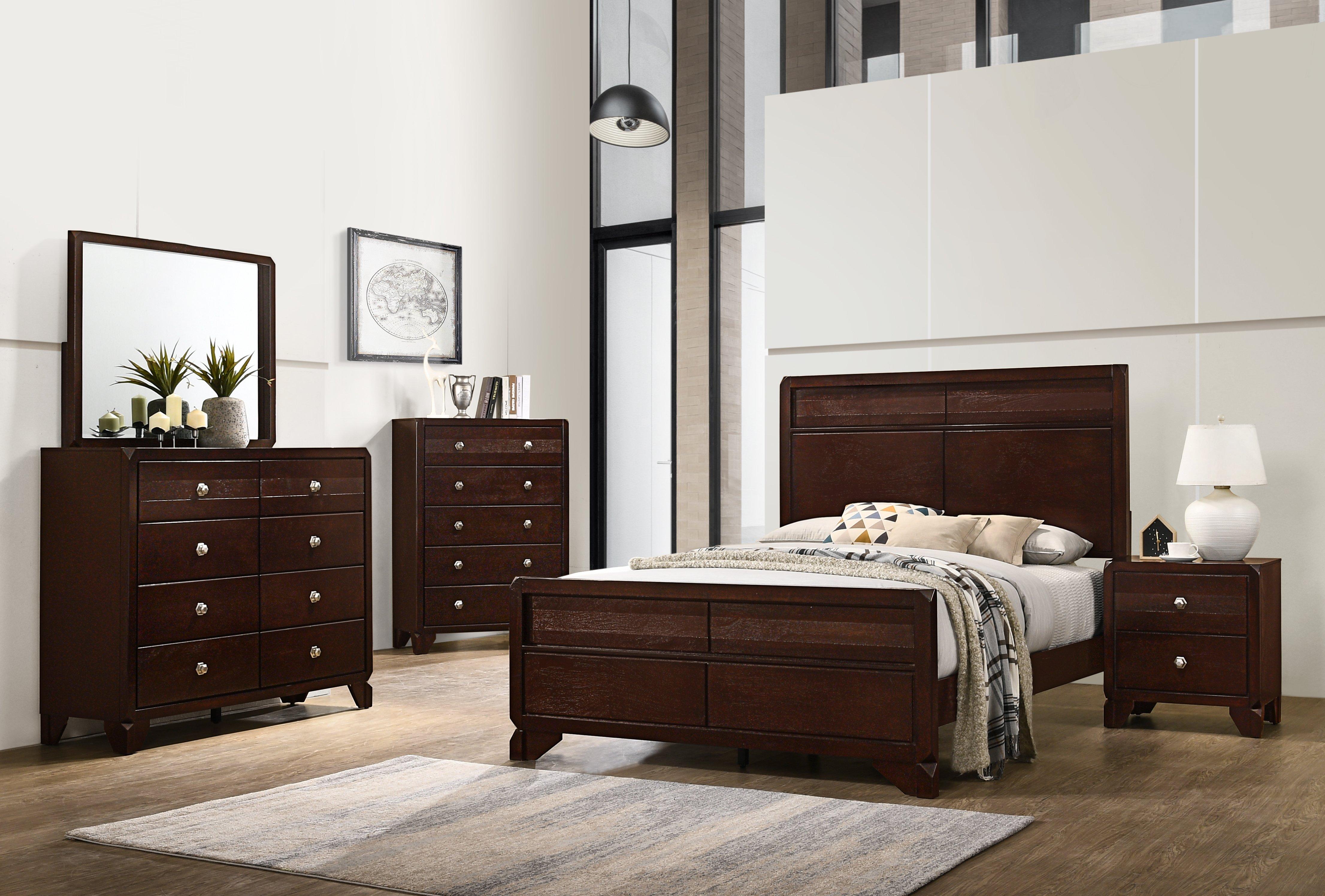 Rent to Own Crown Mark Inc 7 Piece Tamblin Queen Bedroom Set at Aaron